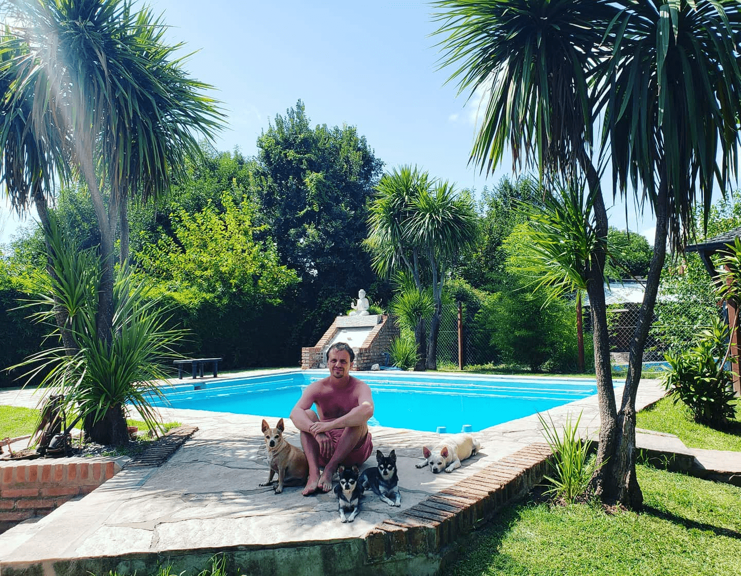 Foto de familia en casa quinta